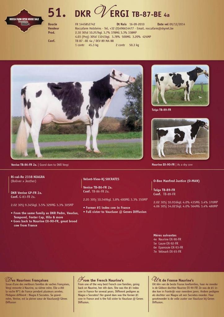 Datasheet for SOLD: DKR Vergi VG-87-BE VG-88-MS 4yr.